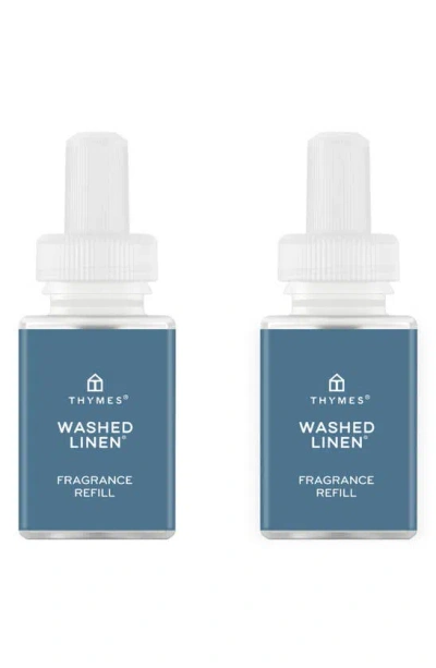 Pura X Thymes Frasier Fir 2-pack Diffuser Fragrance Refills In Blue