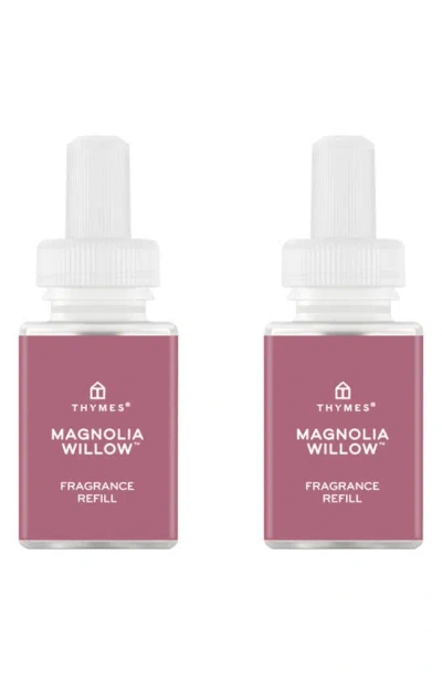 Pura X Thymes Frasier Fir 2-pack Diffuser Fragrance Refills In Pink