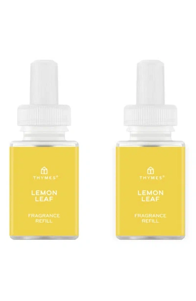 Pura X Thymes Frasier Fir 2-pack Diffuser Fragrance Refills In Yellow
