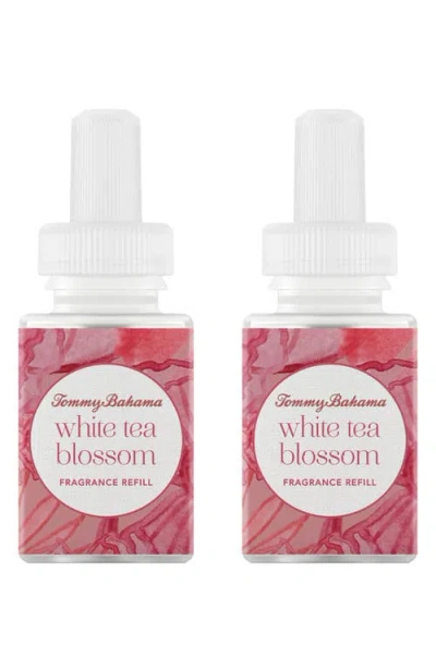 Pura X Tommy Bahama Maui Mango 2-pack Smart Fragrance Diffuser Refills In White Tea Blossom