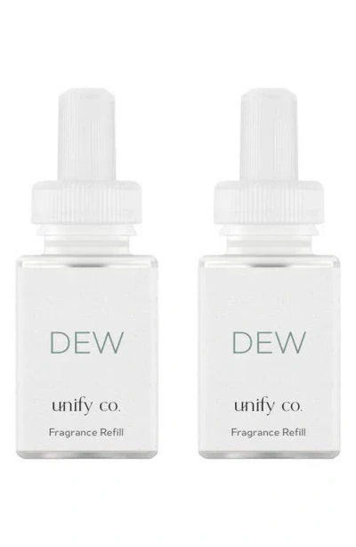 Pura X Unify Co. 2-pack Diffuser Fragrance Refills In Dew