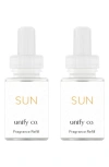 Pura X Unify Co. 2-pack Diffuser Fragrance Refills In Sun