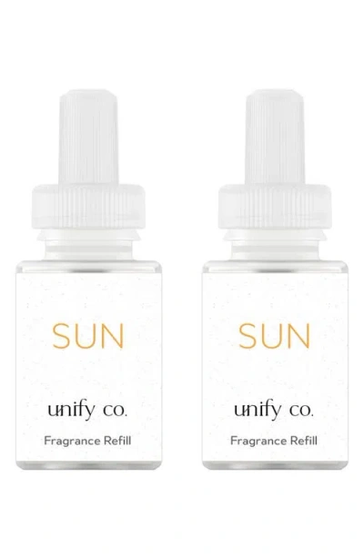 Pura X Unify Co. 2-pack Diffuser Fragrance Refills In Burgundy