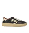Puraai 1.01 Vintage Eclipse Sneaker In Black