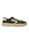 Puraai 1.01 Vintage Eclipse Sneaker In Black