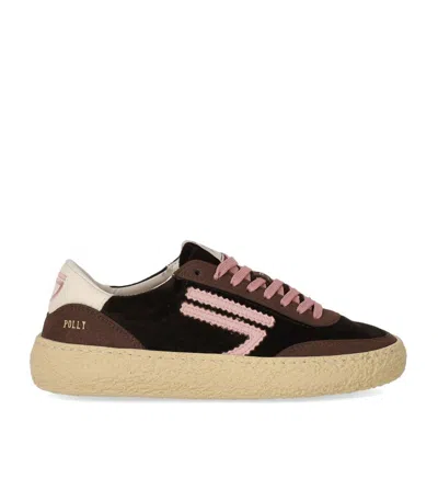 Puraai Panelled Polly Sneakers In Brown