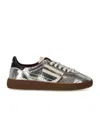 Puraai 6.01 Xs Cracked Sneaker In Silver