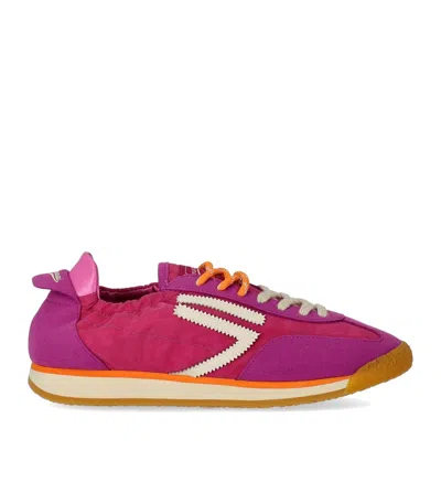 Puraai 6.02 Panther Jam Vintage Nylon Sneaker In Purple