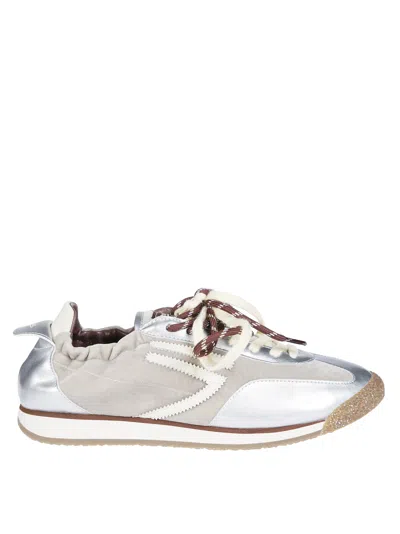 Puraai 6.02 Panther Velvet Sneaker For Women In White