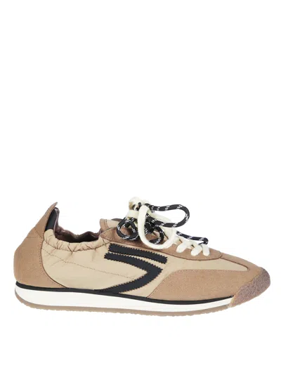 Puraai 6.02 Panther Vintage Nylon Sneaker For Women In Brown