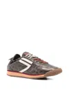 Puraai Animal-print Sneakers In Brown