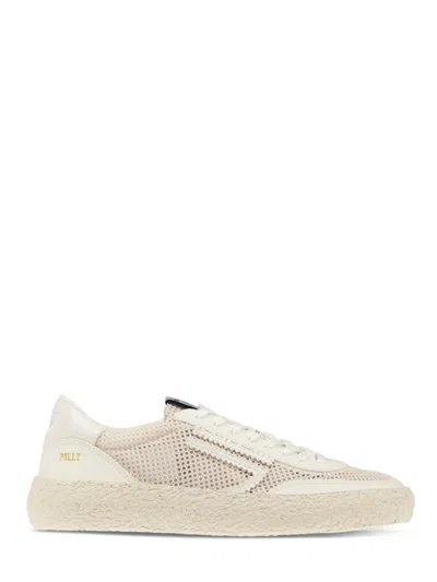 Puraai Breathable Mesh Sneakers With Textured Finish In Neutral
