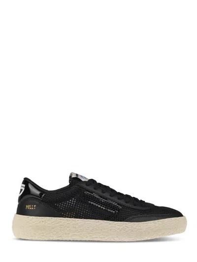 Puraai Breathable Mesh Sneakers With Textured Rubber Sole In Black
