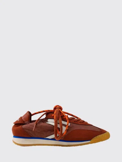 Puraai Eco-friendly Lace-up Sneakers For Everyday Comfort In Brown