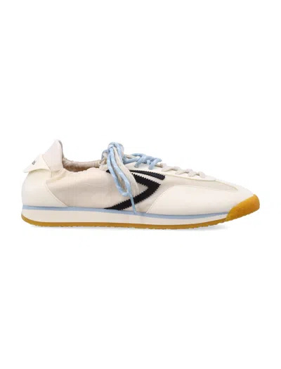 Puraai Contemporary Lace-up Vegan Sneakers In White