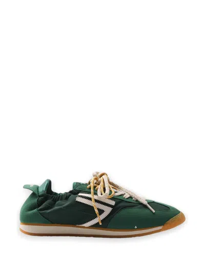 Puraai Football Logo-patch Sneakers In Green