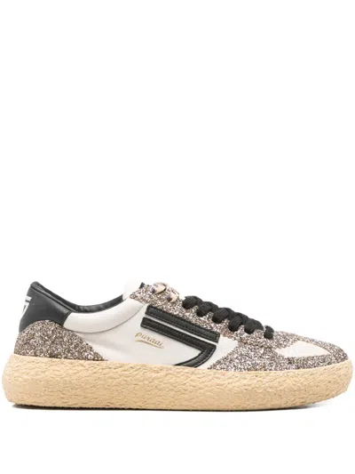 PURAAI GLITTER-PANEL SNEAKERS