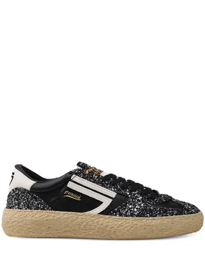 Puraai Glitter Sneakers In Multi