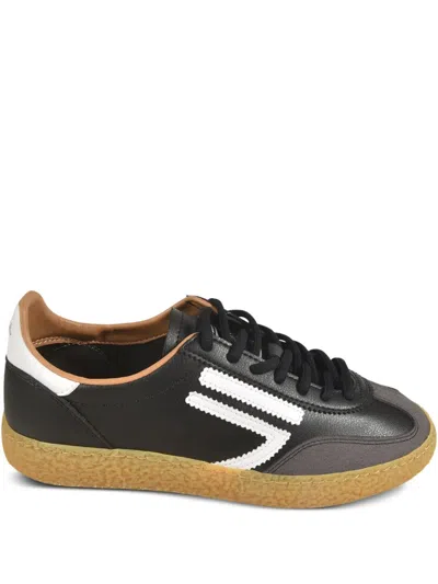Puraai Leather Striped Sneakers