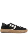 Puraai Sneakers In Black Suede In Black