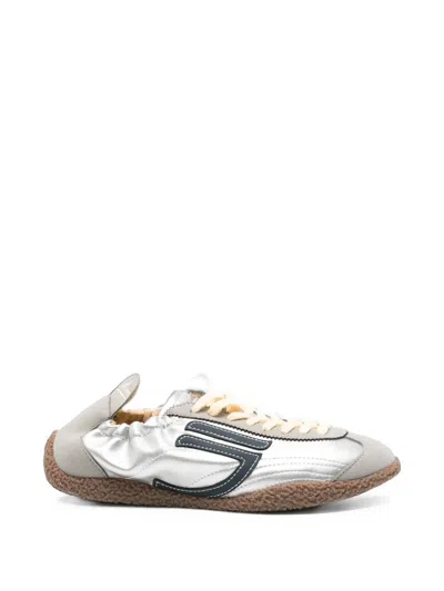 Puraai Logo-patch Metallic Sneakers In Multi