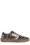 Puraai Low-top Sneakers With Jaguar Print In Multi