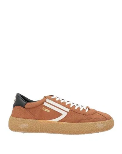 Puraai Man Sneakers Tan Size 9 Leather