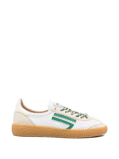 Puraai Net-texture Sneakers In White