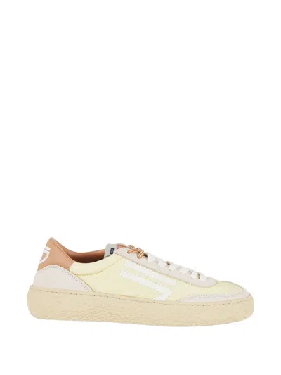 Puraai Panelled Sneakers In Yellow