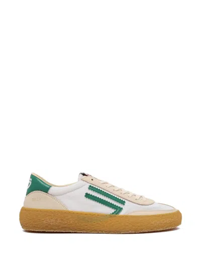 Puraai Polly Logo-stripe Sneakers In Neutral