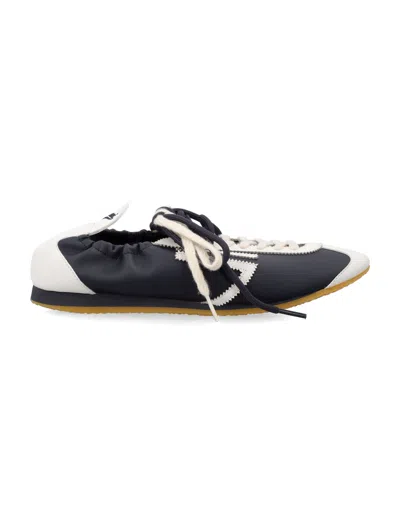 Puraai Refined Vegan Leather Sneakers With Double Lace System In Multi