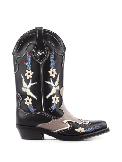 Puraai Rodeo Kerry Boots In Blue