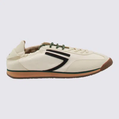 PURAAI PURAAI WHITE LEATHER SNEAKERS
