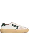 Puraai Stripe Lace-up Sneakers In White