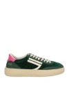 Puraai Sneakers In Green Velvet In Green
