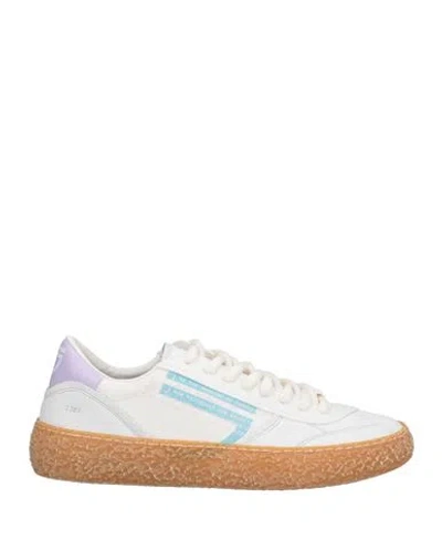 Puraai Woman Sneakers White Size 10 Textile Fibers