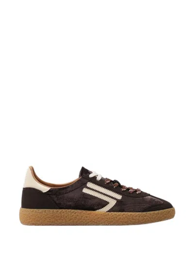 Puraai Xs Velvet Suede-effect Sneakers In Multi