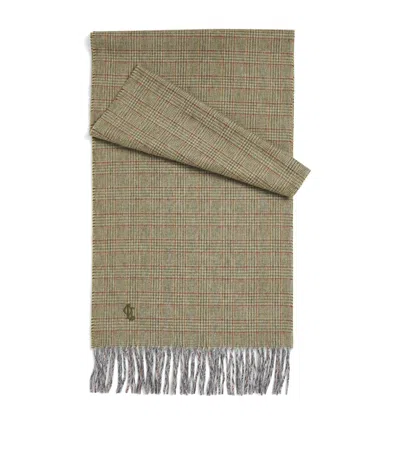 Purdey Cashmere Check Blair Scarf