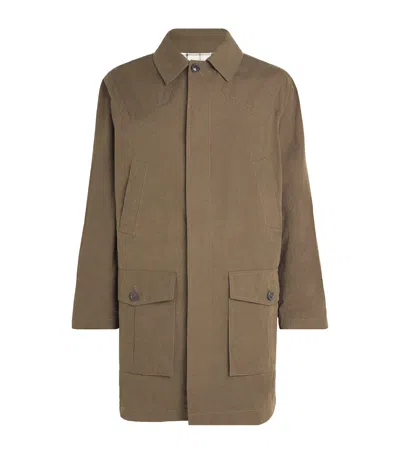 Purdey Coldstream Coat In Green