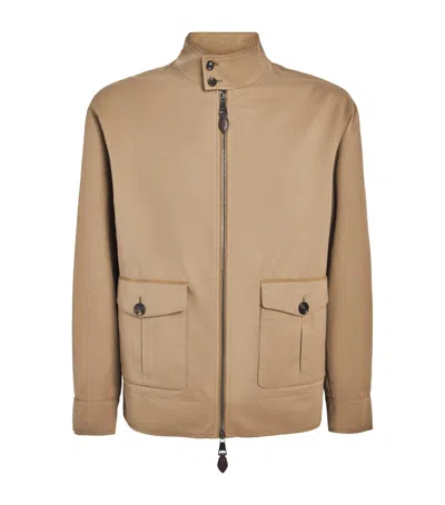 Purdey Cotton Dunfee Driving Coat In Multi