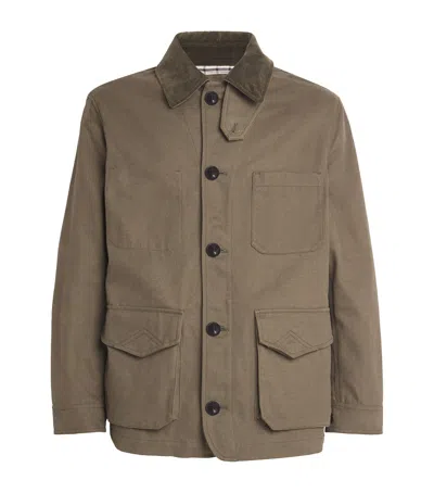 Purdey Cotton Lowick Field Jacket In Green