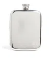 Purdey Engraved Hip Flask In Silver