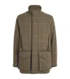 Purdey Tweed Raglan Tom Field Jacket In Brown