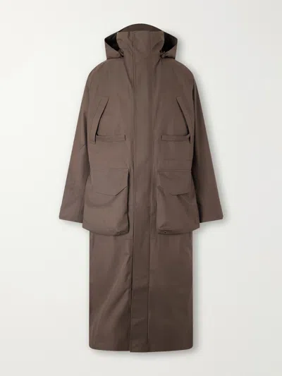 Purdey Vatersay Hooded Shell Jacket In Green