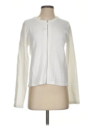 Pre-owned Pure Amici Cardigan Sweater In White