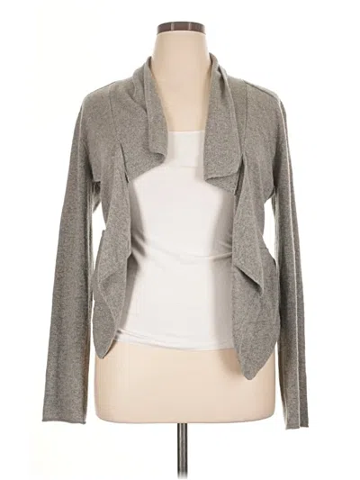 Pre-owned Pure Amici Cashmere Cardigan Sweater In Gray