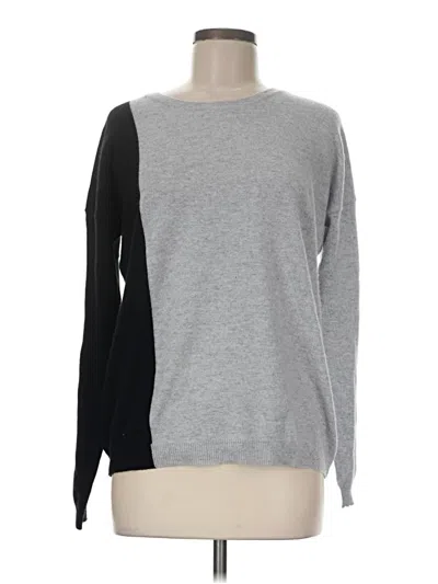 Pre-owned Pure Amici Cashmere Pullover Sweater In Gray