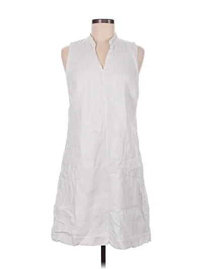 Pre-owned Pure Amici Casual Dress In White