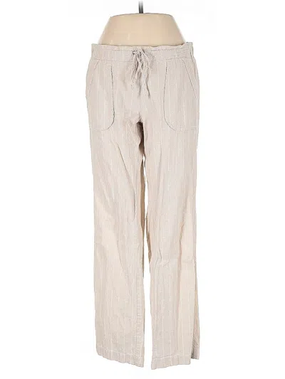 Pre-owned Pure Amici Linen Pants In Brown