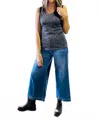 Pure Amici Tank Top W/lurex In Black